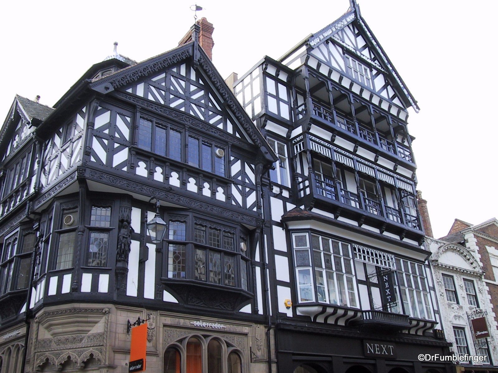 Half-timbered home in Chester.