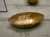 National Museum of Ireland: Archaeology -- Minature gold boat from the Broighter Hoard, 100 BC
