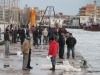 60 FCO February 2015.  Tiber River.  Fishermen selling their catch (2)