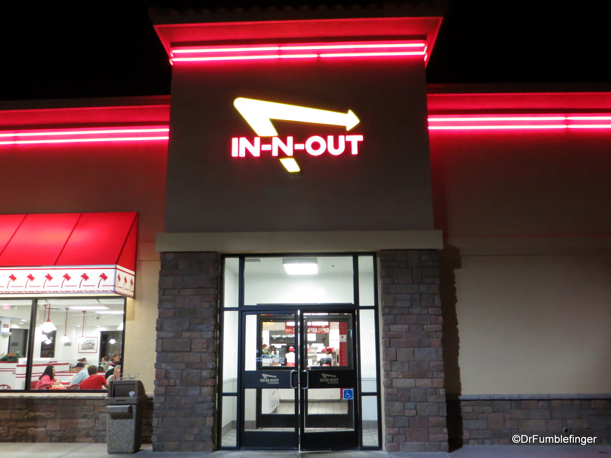 In 'n Out Burger outlet