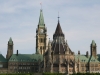 Parliament Hill, Ottawa. The Library is in the foreground.