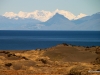 Andes viewed over Lago Argentino