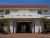 Entrance to the Victoria Falls Hotel, Zimbabwe