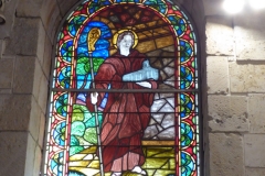 Stained glass, Ancient Spanish Monastery, Florida