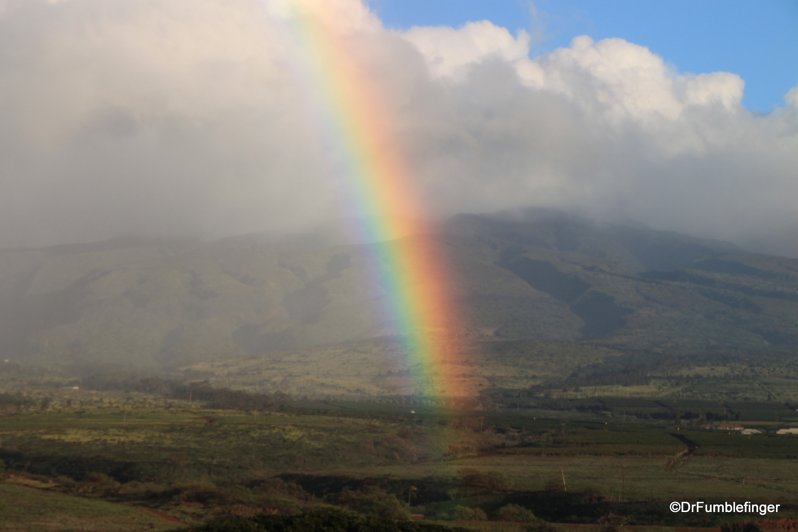 Rainbow over West Maui Mountains