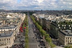 Views from the Roof of the Arc de Triomphe