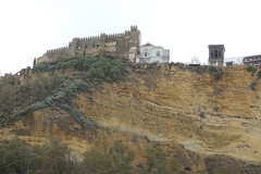 Hilltop location of Arcos de la Frontera, Spain