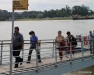 Disembarking at Port on Danube River