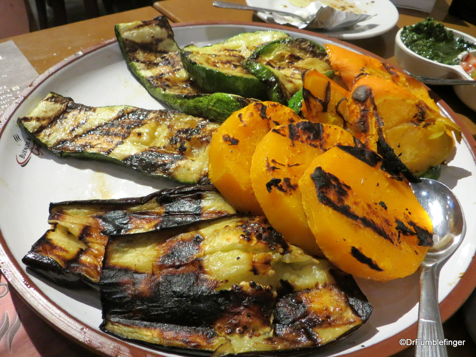 Grilled assorted vegetables -- amazingly good