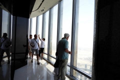 Views from the 148th floor of the Burj Khalif