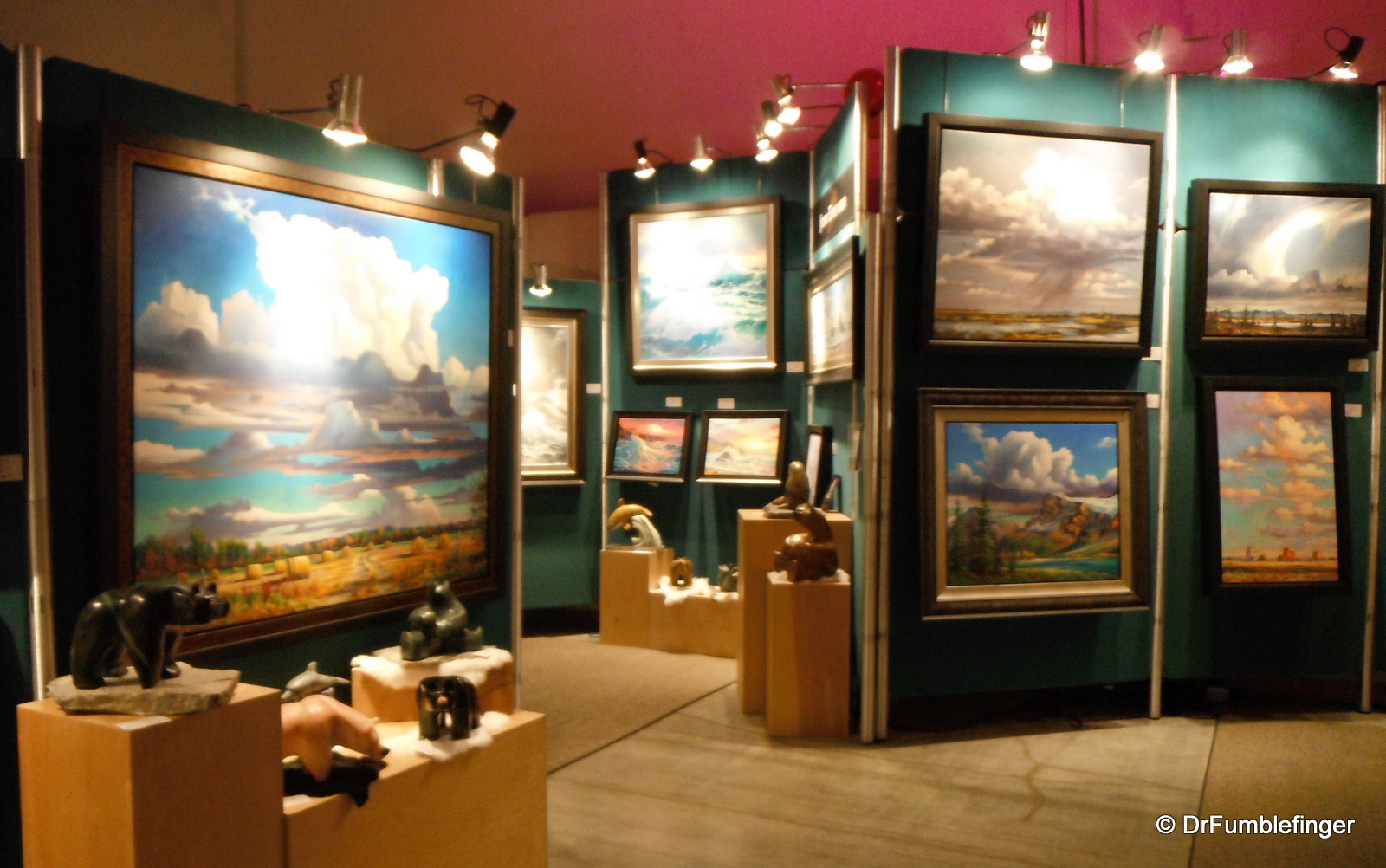 Art vendor, Calgary exhibition
