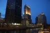 Chicago River at dusk