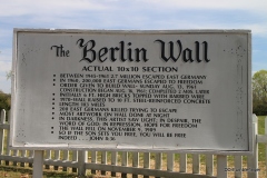 Berlin Wall, Church in the Grove, Eureka Springs