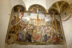 Crucifixion fresco by Giovanni Donato da Montorfano