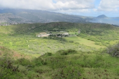 Views to the north from Crater Rim, Diamond Head State Monument