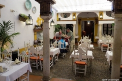 Small cafe in Barrio Santa Cruz, Seville