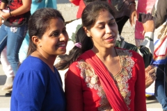 Faces at the Wagah Border, India