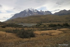 Distant views of Torres del Paine