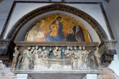 Madonna, Child, Saints and Doge Dandolo, by Paolo Veneziano.  Frari Church, Venice