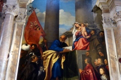 Madonna di Ca’ Pesaro, by Titian, Frari Church, Venice