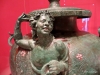 Getty Villa. Lidded Cauldron with Satyr 150 BC Eastern Mediterrean
