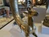 Getty Villa. Parthenian stag horn. Gold silver glass semi precious stones