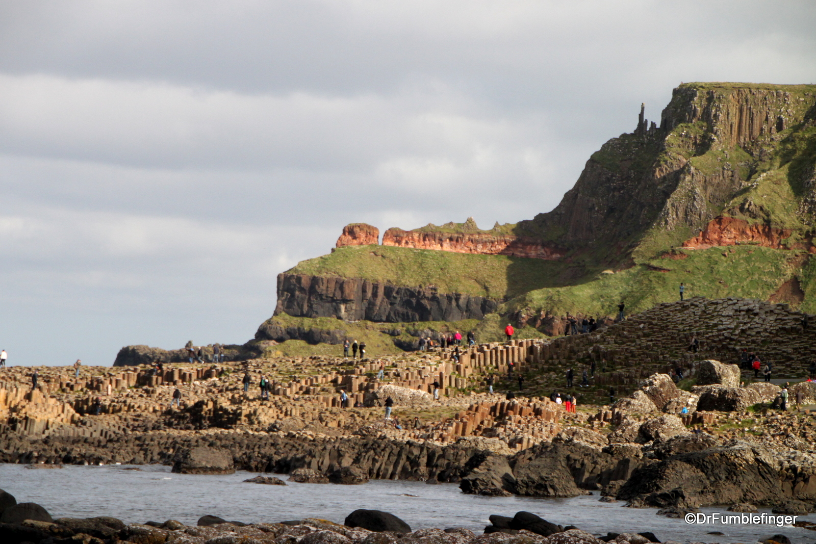 First view of Giant's Causeway