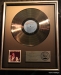 Gold record for "Elvis in Concert"