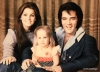 Photo of Elvis, Lisa Marie and Priscilla