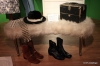 Elvis' hat, boots and carrying case