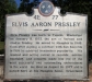 Elvis Presley Historic marker