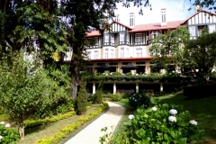 Gardens and the Front Entrance to the Grand Hotel, Nuwara Eliya