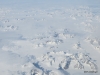 Views of Greenland ice cap from our airplane