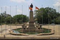 Independence Memorial Hall, Colombo. Statue of D.S. Senanayake, Sri Lanka's first prime minister