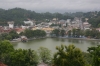 Kandy Lake and town of Kandy