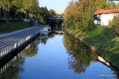 River near the Ljubljana Botanical Garden