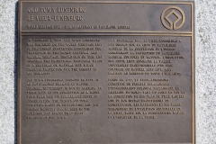 UNESCO plaque, Lunenberg, Nova Scotia