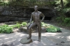 Jack Daniel's statue and cave