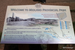 Signage, Midland Provincial Park, Alberta