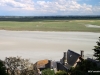 View back to mainland from Mont-St-Michel