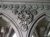 Detail of carving, cloisters, Mont-St-Michel