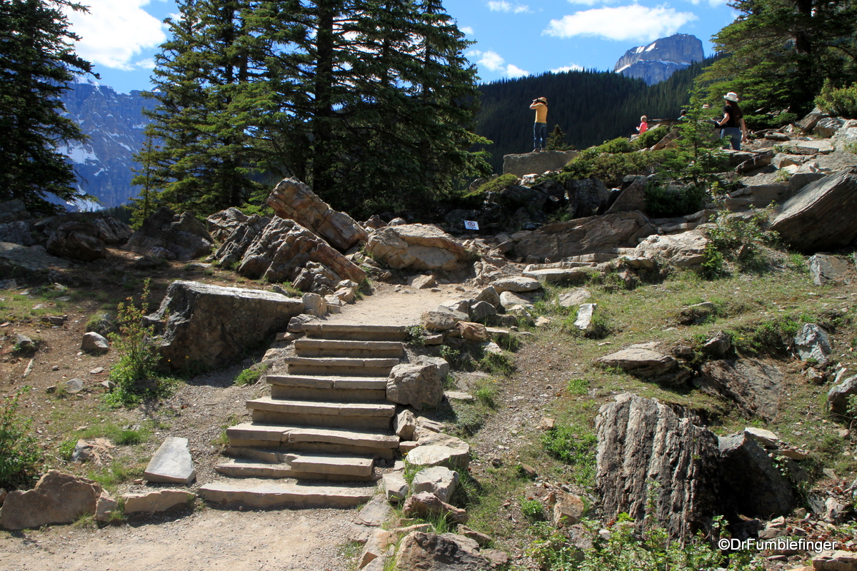 Trail up the Rockpile, Moraine Lake, Banff NP