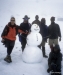 Snowman at Arrow Glacier Camp