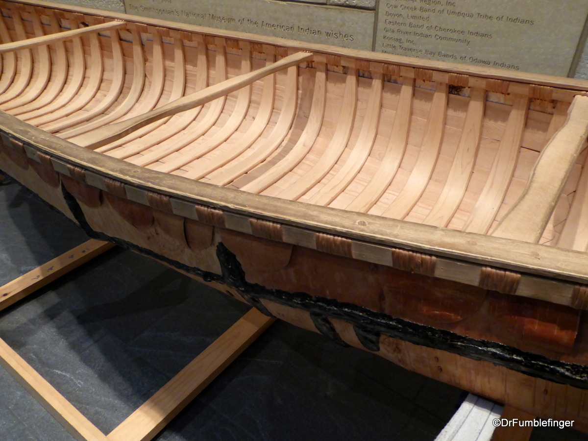 Birchbark Canoe, Museum of the American Indian, Washington DC