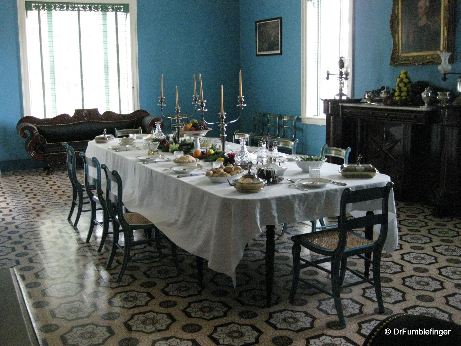 Dining room at the Hermitage