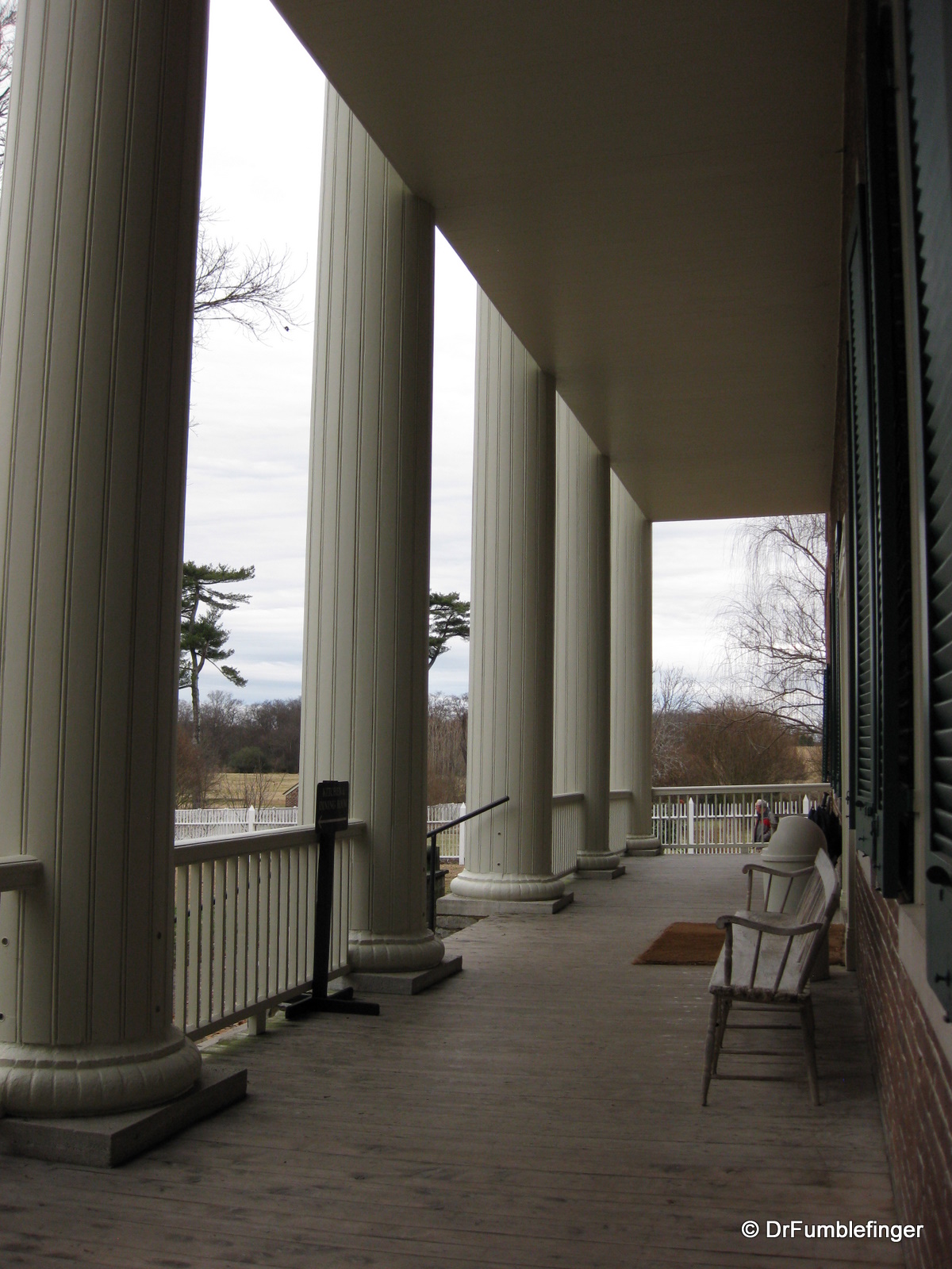Back porch of the Hermitage