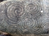 Newgrange, circular designs at the entrance to the tomb