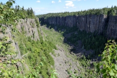 Ouimet Canyon looking north