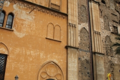 Exterior of Parliament side of Palermo's Palazzo del Normanni