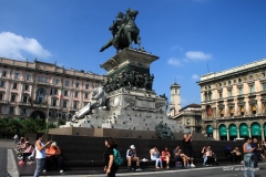 Monument to King Victor Emannuel II, Piazza del Duomo, Milan